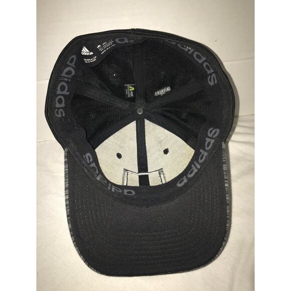 Adidas Black & Gray Flexfit Fitted Breathable Baseball Cap - Picture 4 of 6